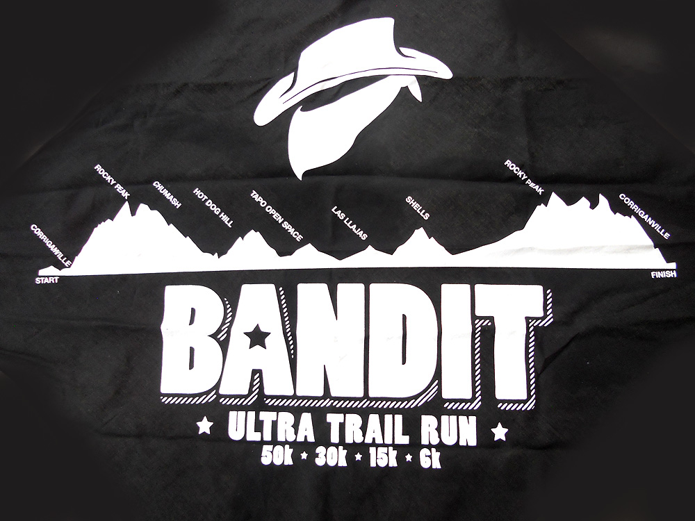 Bandit trail race bandana